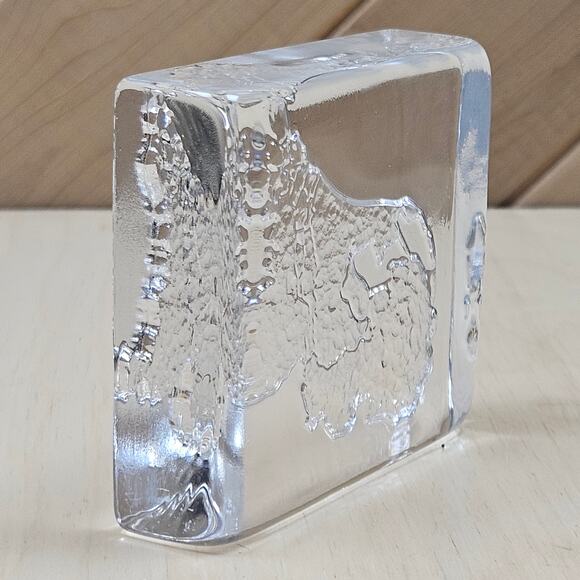 Vtg Hand Made Royal Leerdam Netherlands shape Holland Crystal Paperweight Dutch - Picture 3 of 7